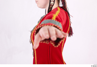  Photos Medieval Turkish Princess in cloth dress 1 Turkish Princess formal dress red dress upper body 0013.jpg